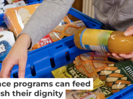 Food assistance does more good when it doesn’t make people feel bad for needing help. SolStock/E+ via Getty Images